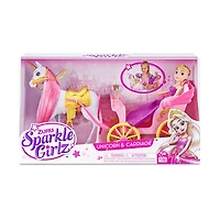 Ensemble de licorne et poupée princesse Sparkle Girlz par ZURU