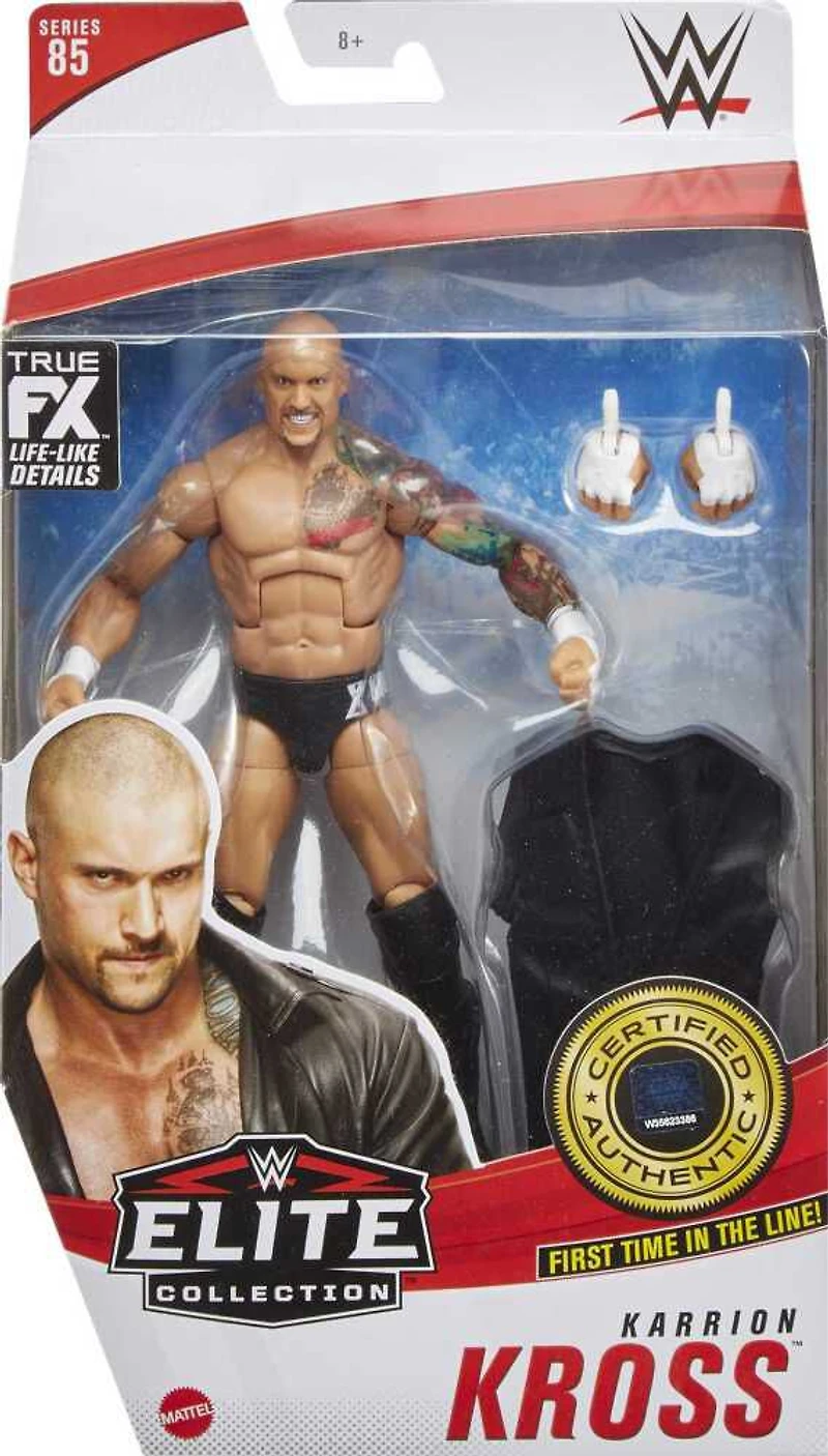 WWE-Figurine articulée Élite Karrion Kross de 15 cm, à collectionner