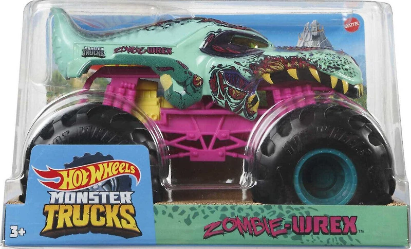 Hot Wheels Monster Trucks Zombie Wrex Vehicle