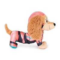 PAW Patrol : La Super Patrouille le film, Peluche Liberty Super Patrouille avec trois animaux en peluche miniatures jeunes patrouilleurs