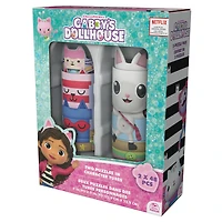 Gabby's Dollhouse, 2-Puzzle Pack 48-Piece Jigsaw Puzzles in Character Storage Tubes Gabby's Dollhouse Toys Kids Puzzles