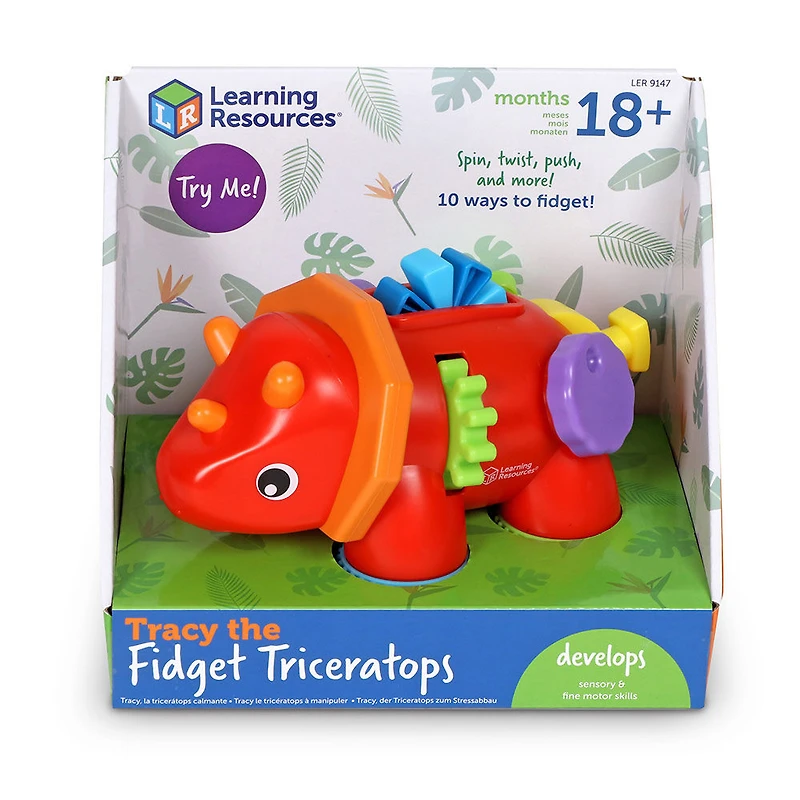 Tracy, le tricératops pour empiler - Édition anglaise