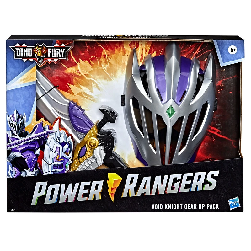 Power Rangers Dino Fury, Équipement du Chevalier du Néant, inclut masque et sabre