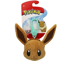 Peluche Pokémon à pince - Évoli (Eevee)