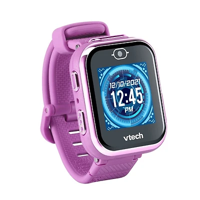 VTech KidiZoom Smartwatch DX3 avec deux appareils photo, lumière à DEL et flash, jumelage sécurisé des montres, effets photo et vidéo, jeux, podomètre, résistant aux éclaboussures