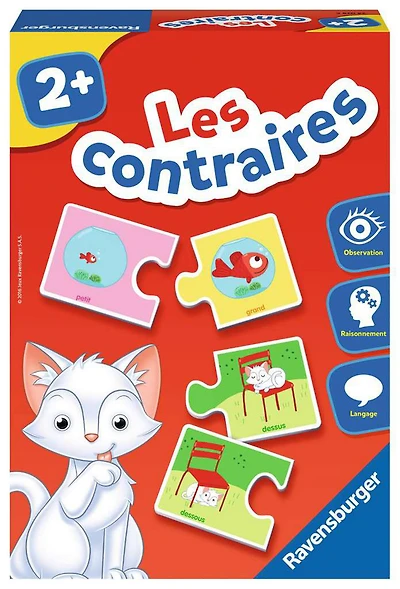 Ravensburger! Jeu de Les Contraires (Seulement Français)