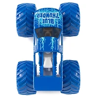 Monster Jam, Monster trucks en métal moulé Blue Thunder Vs. Full Charge officiels, échelle 1:64