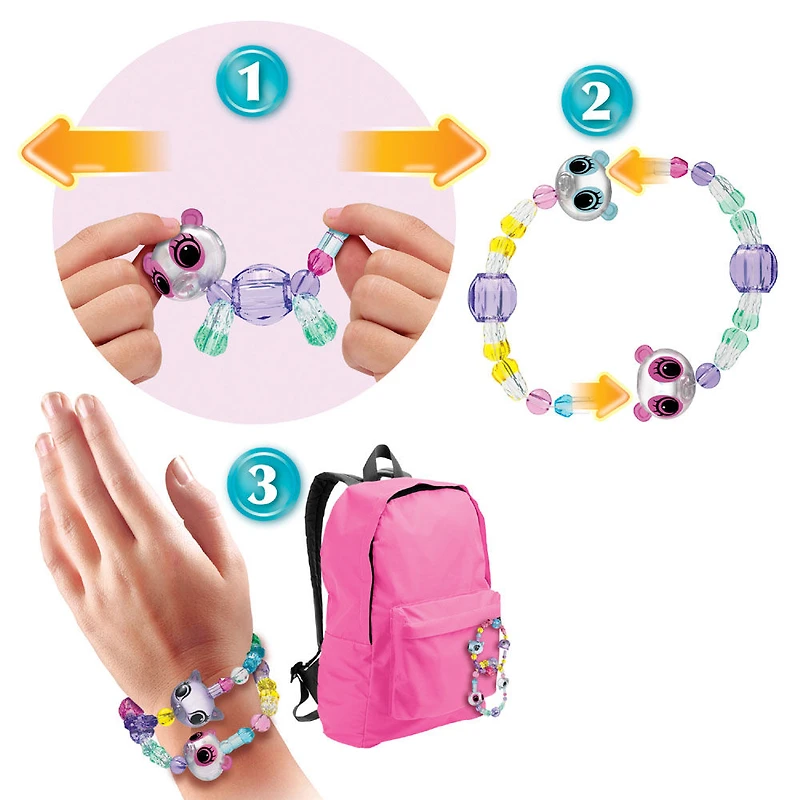 Twisty Petz - Babies 4-Pack Pandas and Kitties Collectible Bracelet Set for Kids