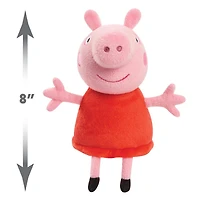 Peluche à Grains Peppa Pig de 20 cm (8 pouces) Peppa Pig, Petit Animal en Peluche Très Doux A Câliner