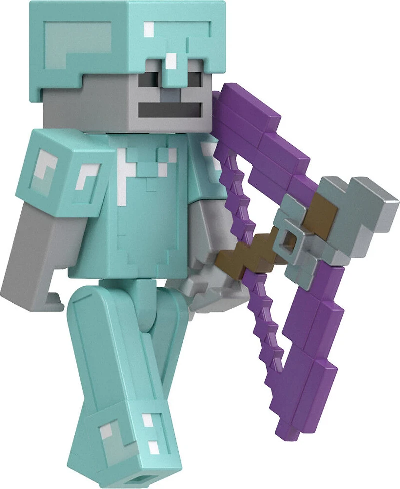 Minecraft Figurines articulées 8, 26cm (3,25po) Collection, Armored Skeleton
