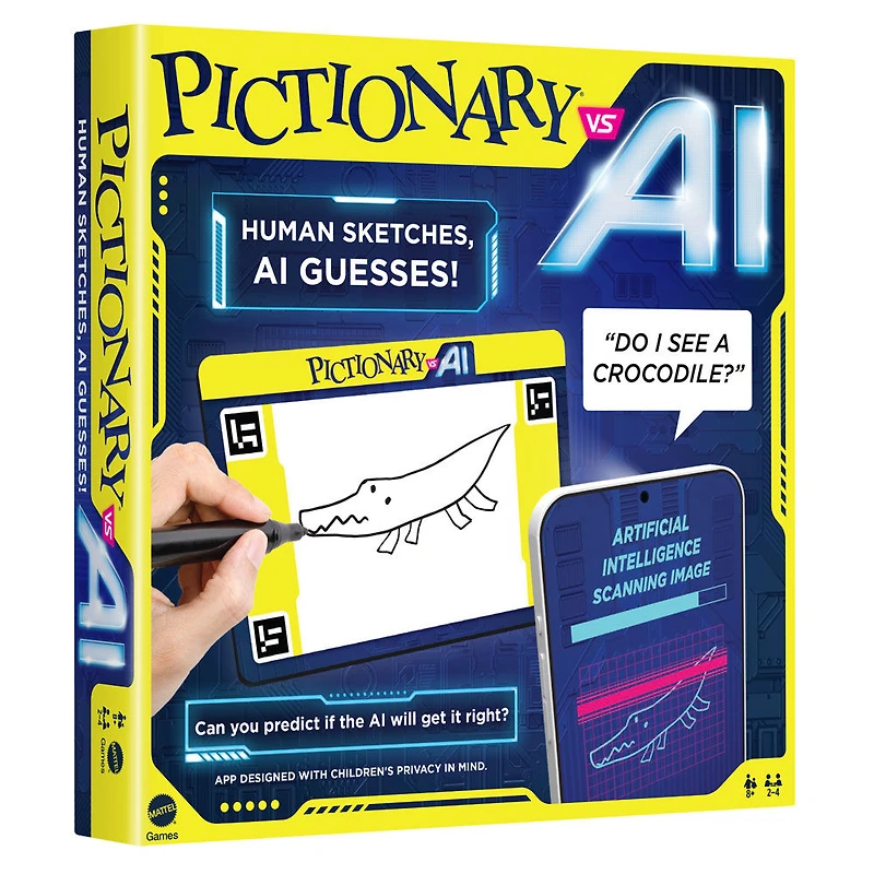 Pictionary vs IA - Jeu familial pour enfants, adultes, soirées de jeux