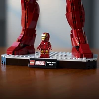 LEGO Marvel Iron Man Mark 3 - Édition de Collection Ensemble de Construction de Figurine Mobile pour Adultes 76344