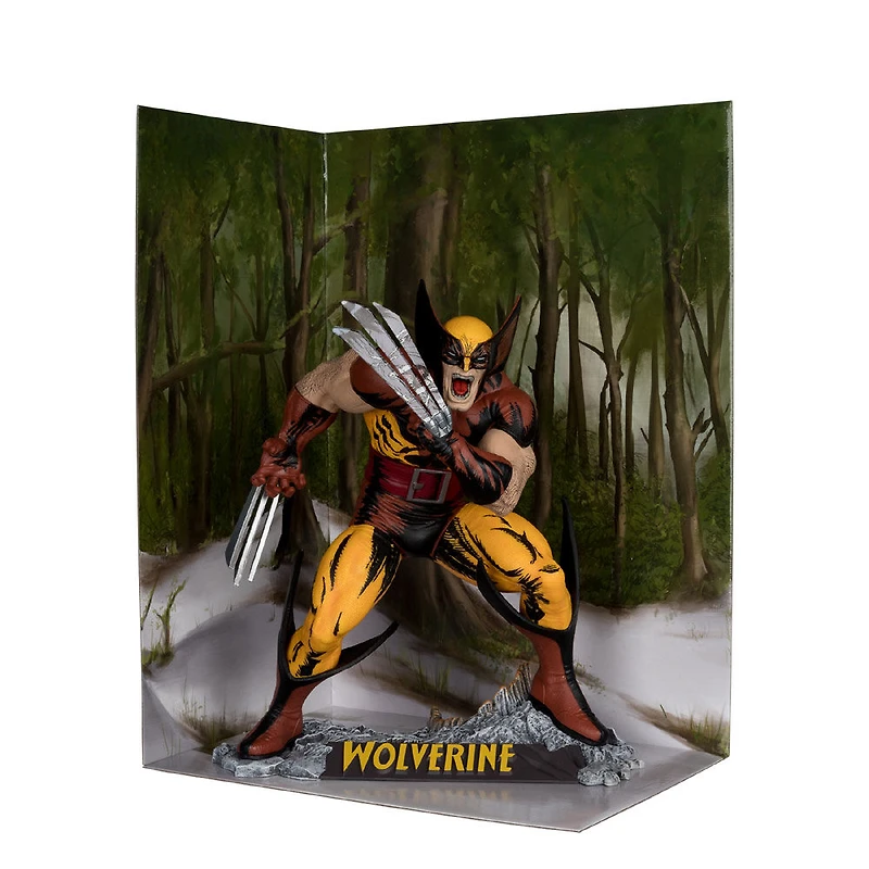 Marvel Wolverine1:6ème Echelle Collectible avec Scène (The Incredible Hulk #340)