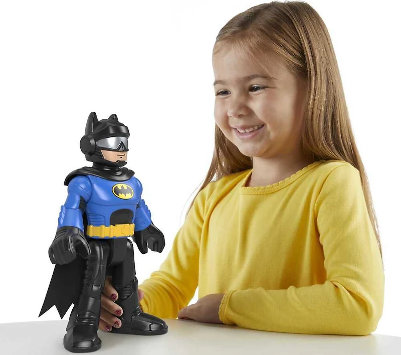 Imaginext-DC Super Friends-BatmanXL Motard Bleu-Figurine 25cm