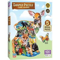 Masterpieces Puzzle Company Fawn Friends - Casse-Tête En Forme De 100 Pièces