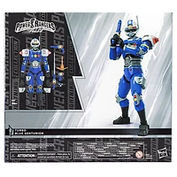 Power Rangers Lightning Collection, figurine de 16,5 cm Turbo Senturion bleu