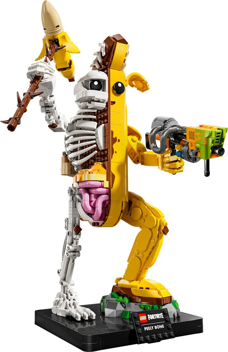 LEGO Fortnite Peely Bone - Collectible DIY Kit for Adults - Gift Idea for Fans of Video Game - 77072