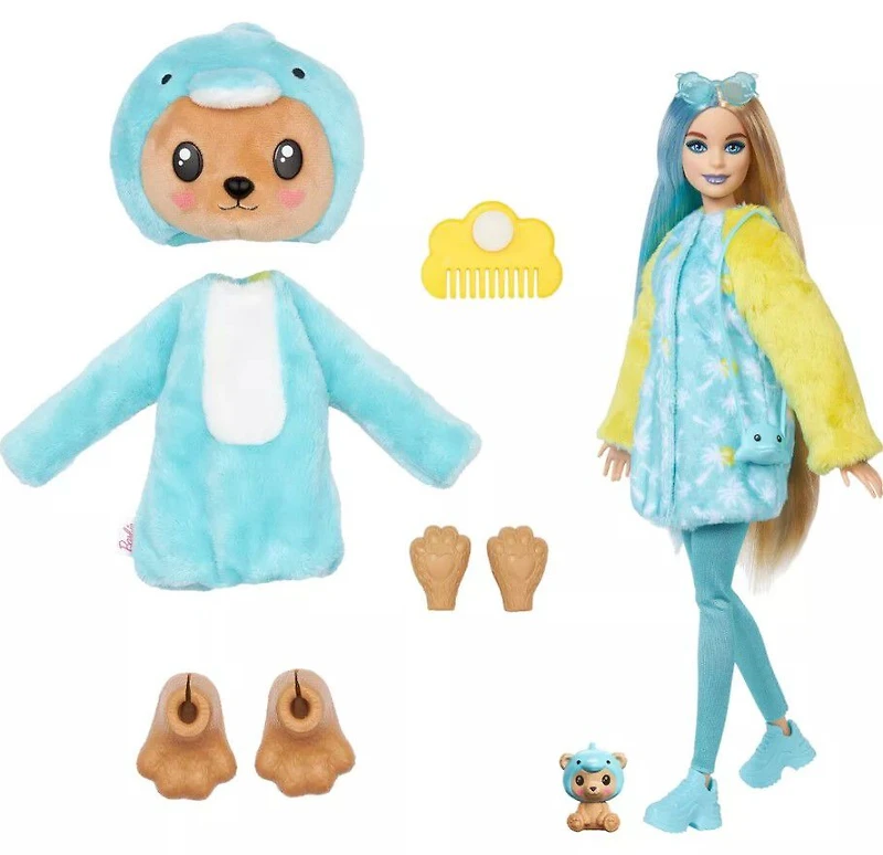 Barbie-Cutie Reveal-Poupée sur le thème des costumes
