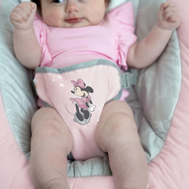 Transat de Bright Starts et Disney Baby MINNIE MOUSE Rosy Skies Comfy Bouncer