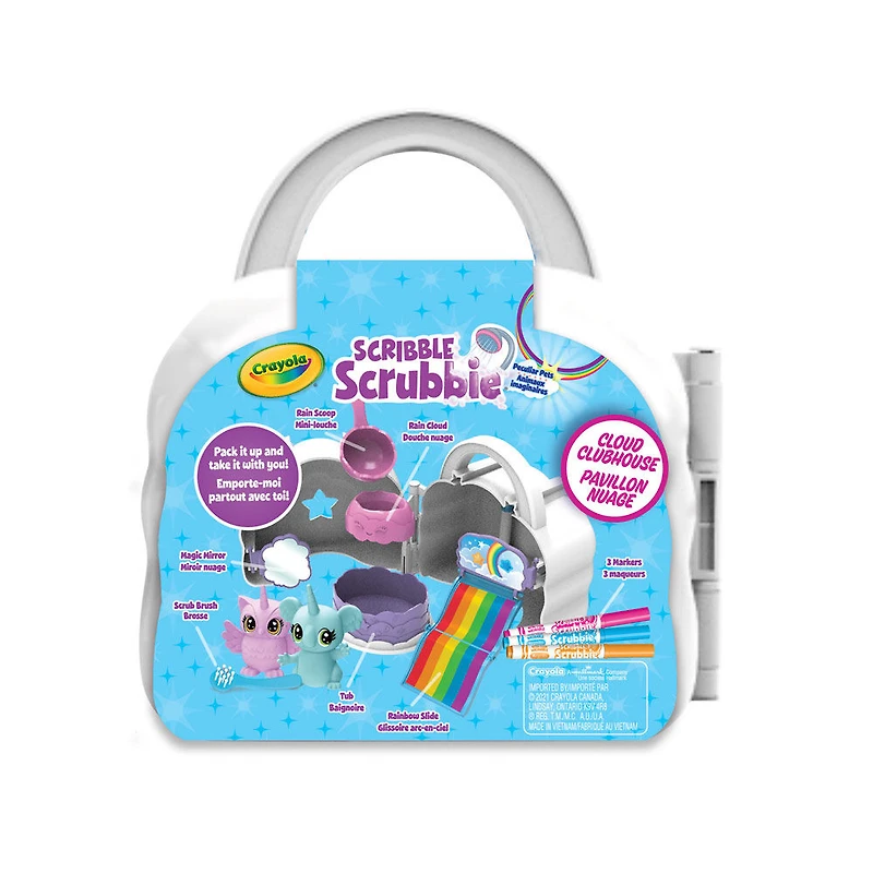 Crayola Scribble Scrubbie Peculiar Pets, Cloud Clubhouse Play Set