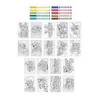 Crayola Poster Pages & Markers Set, Paw Patrol