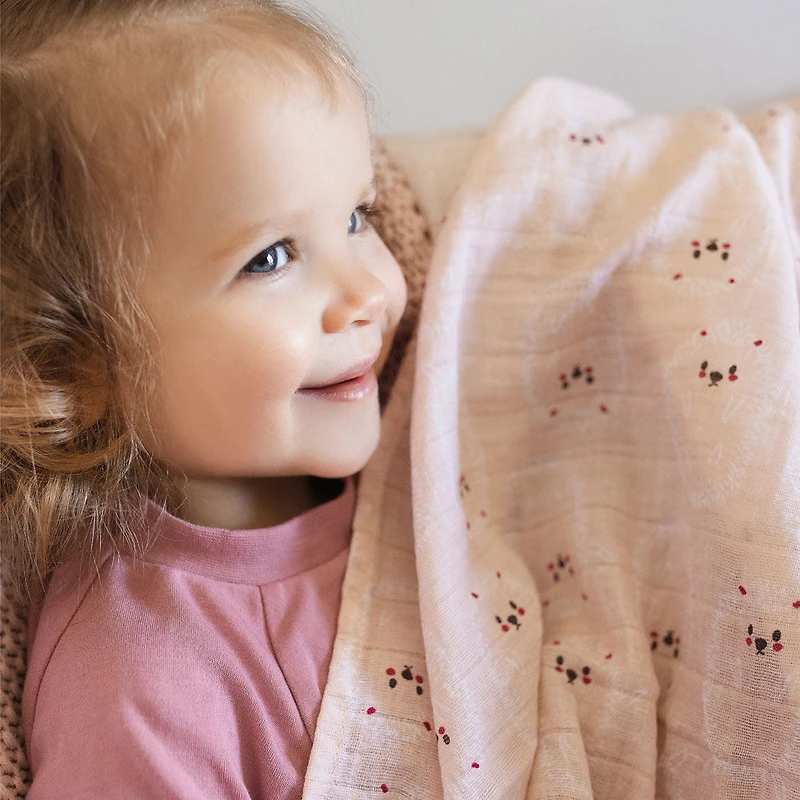 Perlimpinpin-Muslin blanket-Hedgehogs