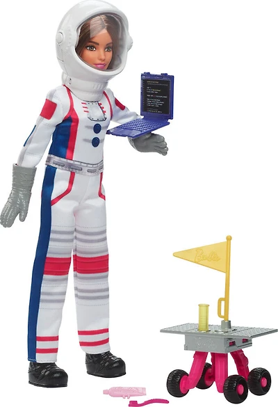 Barbie Carrières 65 eanniversaire Astronaute et 10 accessoires