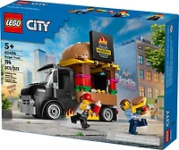 LEGO City Burger Truck Toy Building Set, Pretend Play Toy 60404