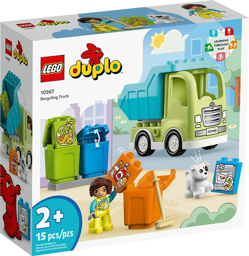 LEGO DUPLO Town Le camion de recyclage 10987 Ensemble de jeu de construction (15 pièces)