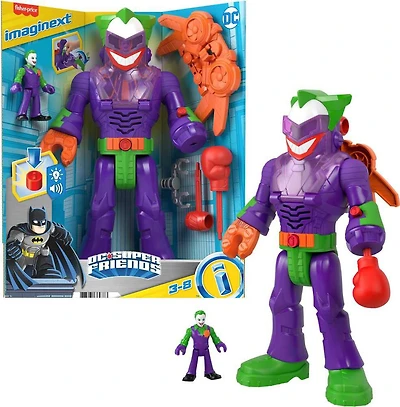 Imaginext- DC Super Friends - Planeur et Rirebot du Joker