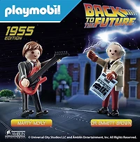 Back to the future avec Marty McFly et  Dr. Emmett Brown - Playmobil