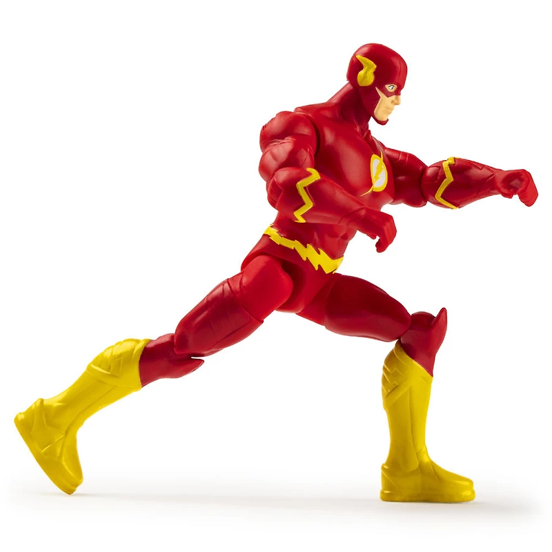 DC Comics, 4-Inch THE FLASH Action Figure with 3 Mystery Accessories