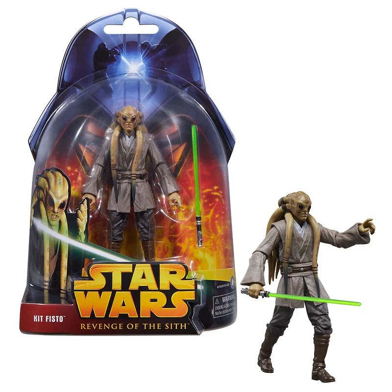 Star Wars The Black Series, figurine de collection Kit Fisto de 15 cm Star Wars : La Revanche des Sith, 20e anniversaire