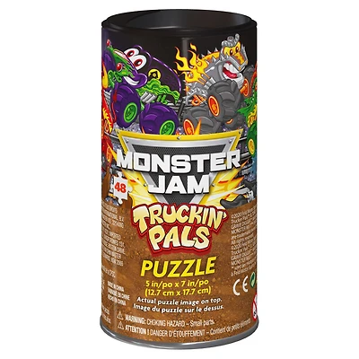 Monster Jam Jigsaw Puzzle in Tube