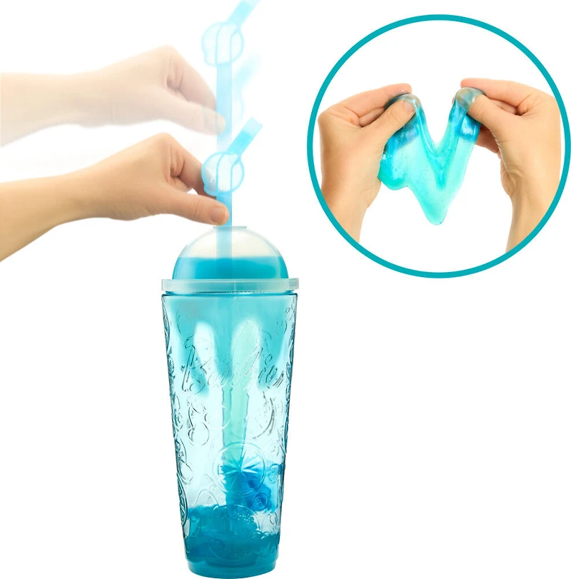Barbie Pop Reveal Poupée de la série Fruit, thème punch avec 8 surprises dont 1 animal de compagnie et des accessoires, slime, parfum et changement de couleur
