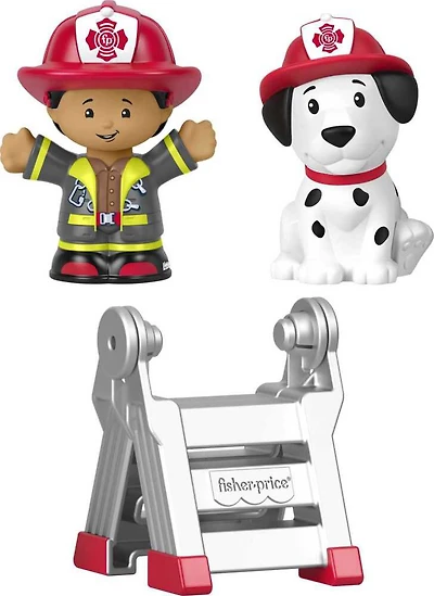 Fisher-Price Little People Figurines et accessoire Pompier et chien