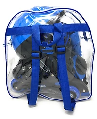 Ensemble de rollerblade bleu réglable Chicago Skates Taille - J10-J13