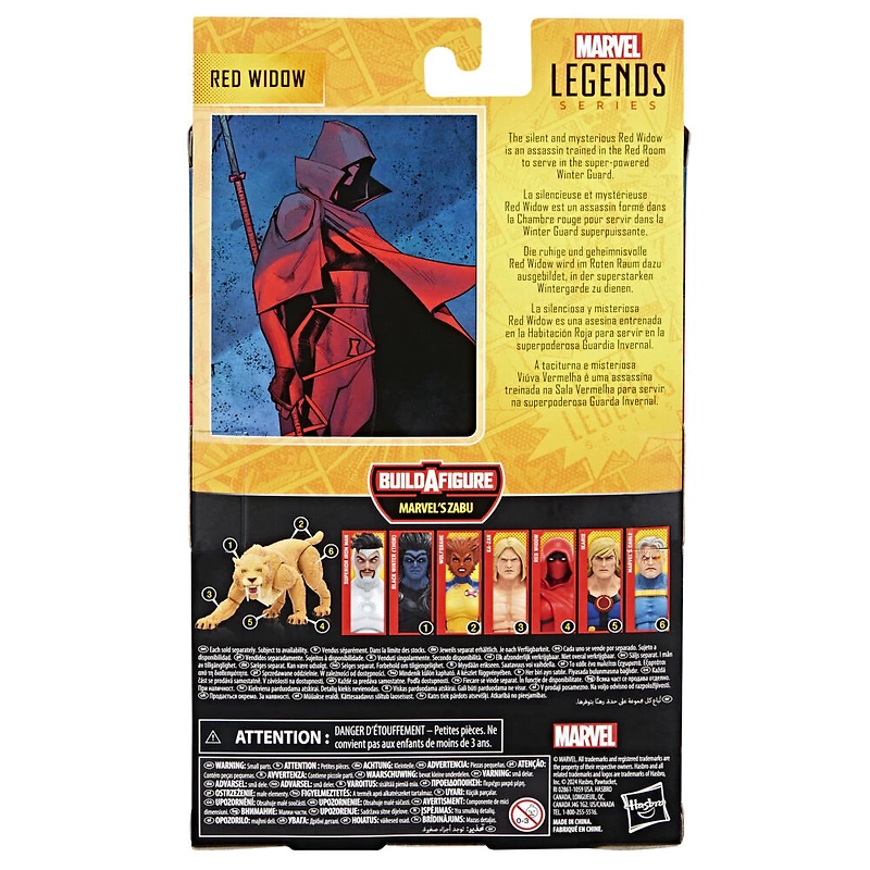 Marvel Legends Series, figurine Red Widow inspirée des bandes dessinées