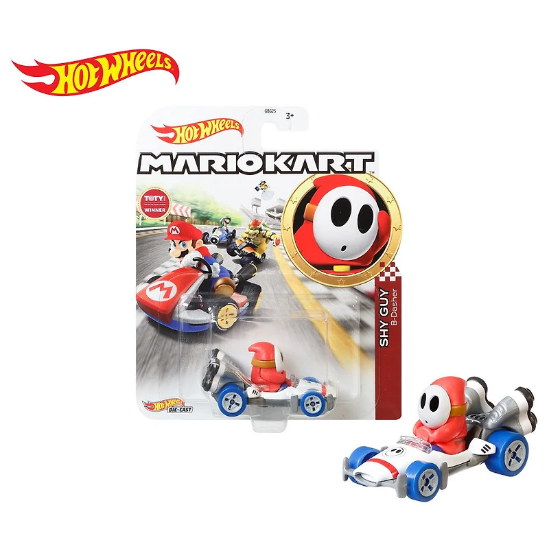 Hot Wheels - Mario Kart - Véhicule Shy Guy B-Dasher