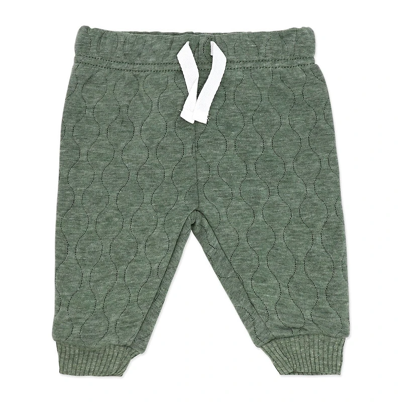 Baby Mode Ensemble jogging matelassé 2 pièces : vert