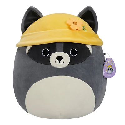 Squishmallows de 12,7 cm Pâques - Rocky raton noir et gris
