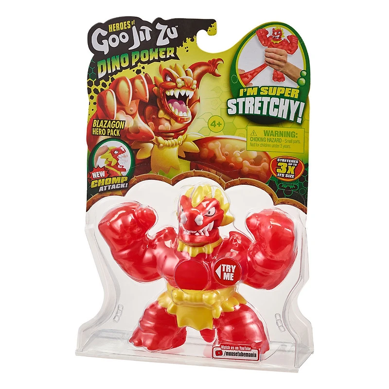 Héros de Goo Jit Zu - Ensemble Héros puissance Dino -  Blazagon le dragon