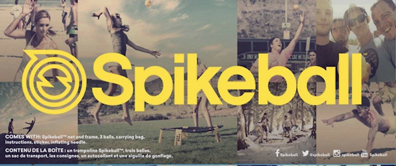 Jeu Spikeball Standard de Trois Balles - Édition anglaise
