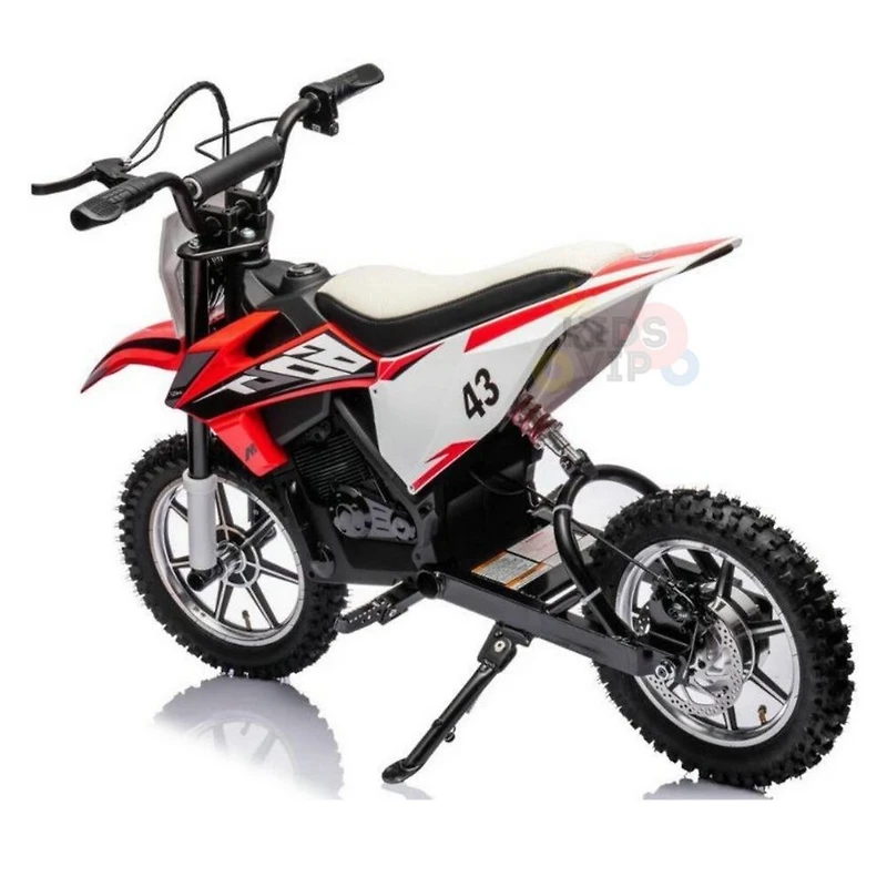 KidsVip 36V SuperMoto Dirt Bike for Kids- Red - English Edition