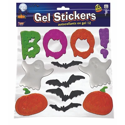 Décoration d'Halloween avec autocollants en gel 12