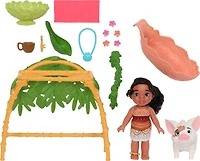 Disney Moana 2 Simea & Pua Bathtime Fun Playset, Fashion Doll & 10+ Accessories, Inspired by the Movie