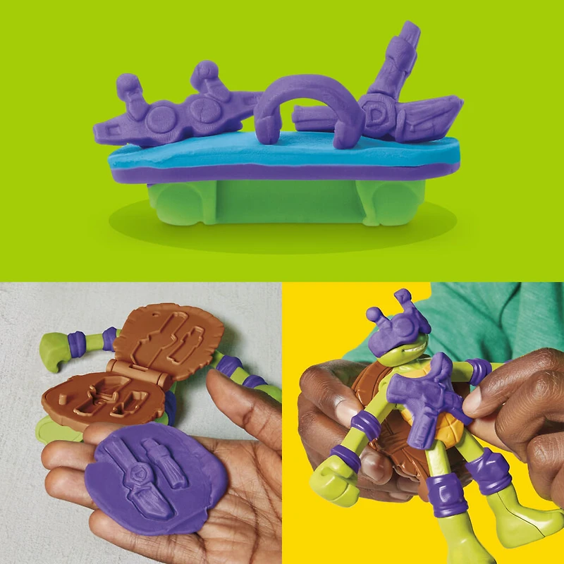 Play-Doh Les Tortues Ninja Station de mutation, coffret de pâte à modeler