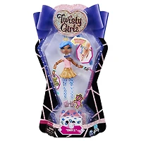 Twisty Girlz, Series 2, Ebon E. Transforming Doll to Collectible Bracelet with Mystery Twisty Petz