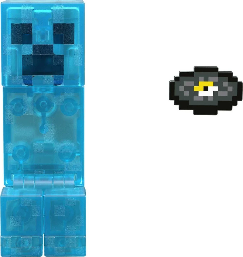 Minecraft - Figurine - Crée-Un-Portail - Creeper Électrisé