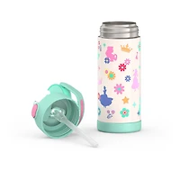 Bouteille avec paille isolée SS Vac 14oz  PRINCESSE